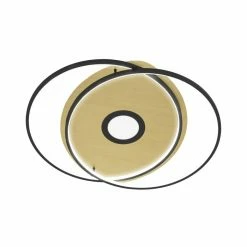 Paul Neuhaus Q-Serie Paul Neuhaus Q-AMIRA Deckenleuchte LED Schwarz, 1-flammig, Fernbedienung -LED Leuchten Verkäufe paul neuhaus q amira deckenleuchte 8381 18 3