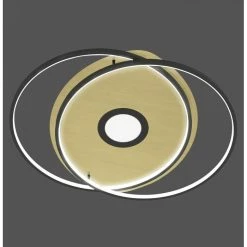 Paul Neuhaus Q-Serie Paul Neuhaus Q-AMIRA Deckenleuchte LED Schwarz, 1-flammig, Fernbedienung -LED Leuchten Verkäufe paul neuhaus q amira deckenleuchte 8381 18 4