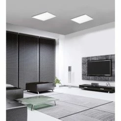 Paul Neuhaus Q-Serie Paul Neuhaus Q-Flag Deckenpanel LED Wei&szlig;, 1-flammig, Fernbedienung -LED Leuchten Verkäufe paul neuhaus q flag deckenpanel 8095 16 2