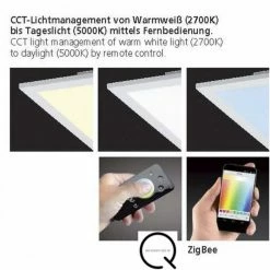 Paul Neuhaus Q-Serie Paul Neuhaus Q-Flag Deckenpanel LED Weiß, 1-flammig, Fernbedienung -LED Leuchten Verkäufe paul neuhaus q flag deckenpanel 8097 16 4