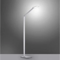 Paul Neuhaus Q-Serie Paul Neuhaus Q-HANNES Stehleuchte LED Silber, 1-flammig, Fernbedienung -LED Leuchten Verkäufe paul neuhaus q hannes stehleuchte 487 95 4