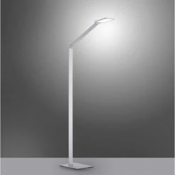 Paul Neuhaus Q-Serie Paul Neuhaus Q-HANNES Stehleuchte LED Silber, 1-flammig, Fernbedienung -LED Leuchten Verkäufe paul neuhaus q hannes stehleuchte 487 95 6