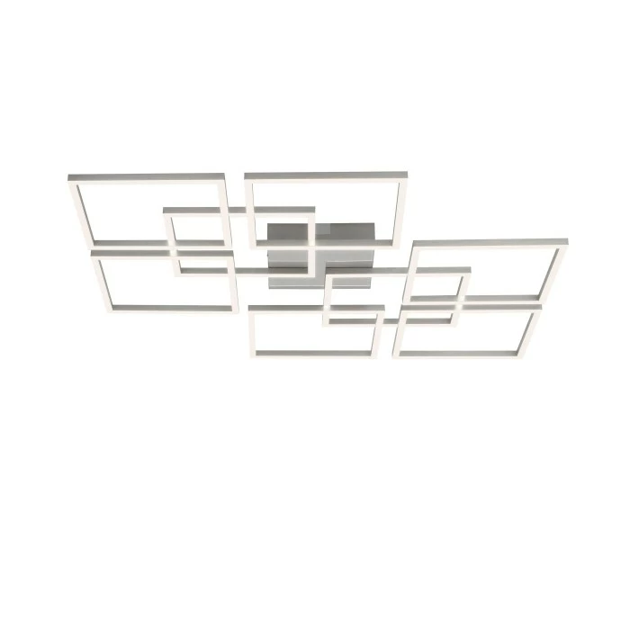 Paul Neuhaus Q-Serie Paul Neuhaus Q-INIGO Deckenleuchte LED Stahl gebürstet, 7-flammig, Fernbedienung 1 Paul Neuhaus Q-Serie Paul Neuhaus Q-INIGO Deckenleuchte LED Stahl gebürstet, 7-flammig, Fernbedienung