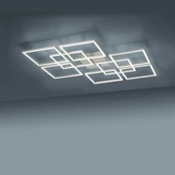 Paul Neuhaus Q-Serie Paul Neuhaus Q-INIGO Deckenleuchte LED Stahl gebürstet, 7-flammig, Fernbedienung 13 Paul Neuhaus Q-Serie Paul Neuhaus Q-INIGO Deckenleuchte LED Stahl gebürstet, 7-flammig, Fernbedienung -LED Leuchten Verkäufe paul neuhaus q inigo deckenleuchte 6015 55 4