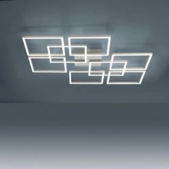 Paul Neuhaus Q-Serie Paul Neuhaus Q-INIGO Deckenleuchte LED Stahl gebürstet, 7-flammig, Fernbedienung 16 Paul Neuhaus Q-Serie Paul Neuhaus Q-INIGO Deckenleuchte LED Stahl gebürstet, 7-flammig, Fernbedienung -LED Leuchten Verkäufe paul neuhaus q inigo deckenleuchte 6015 55 7