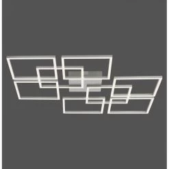 Paul Neuhaus Q-Serie Paul Neuhaus Q-INIGO Deckenleuchte LED Stahl gebürstet, 7-flammig, Fernbedienung 17 Paul Neuhaus Q-Serie Paul Neuhaus Q-INIGO Deckenleuchte LED Stahl gebürstet, 7-flammig, Fernbedienung -LED Leuchten Verkäufe paul neuhaus q inigo deckenleuchte 6015 55 8