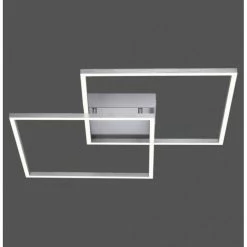 Paul Neuhaus Q-Serie Paul Neuhaus Q-Inigo Deckenleuchte LED Edelstahl, 2-flammig, Fernbedienung -LED Leuchten Verkäufe paul neuhaus q inigo deckenleuchte 6429 55 7