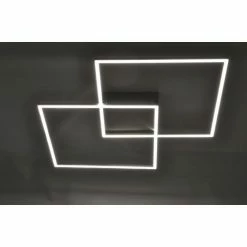 Paul Neuhaus Q-Serie Paul Neuhaus Q-Inigo Deckenleuchte LED Edelstahl, 2-flammig, Fernbedienung -LED Leuchten Verkäufe paul neuhaus q inigo deckenleuchte 6430 55 k 2