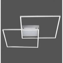 Paul Neuhaus Q-Serie Paul Neuhaus Q-Inigo Deckenleuchte LED Edelstahl, 2-flammig, Fernbedienung -LED Leuchten Verkäufe paul neuhaus q inigo deckenleuchte 6430 55 k 6