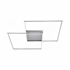 Paul Neuhaus Q-Serie Paul Neuhaus Q-Inigo Deckenleuchte LED Edelstahl, 2-flammig, Fernbedienung -LED Leuchten Verkäufe paul neuhaus q inigo deckenleuchte 6431 55 k 8