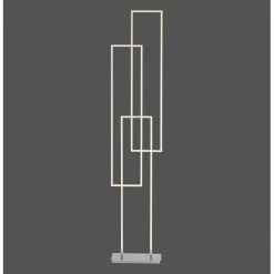 Paul Neuhaus Q-Serie Paul Neuhaus Q-INIGO Stehleuchte LED Stahl geb&uuml;rstet, 3-flammig, Fernbedienung -LED Leuchten Verkäufe paul neuhaus q inigo stehleuchte 595 55 3