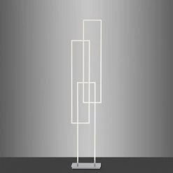 Paul Neuhaus Q-Serie Paul Neuhaus Q-INIGO Stehleuchte LED Stahl geb&uuml;rstet, 3-flammig, Fernbedienung -LED Leuchten Verkäufe paul neuhaus q inigo stehleuchte 595 55 7