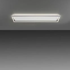 Paul Neuhaus Q-Serie Paul Neuhaus Q-KAAN Deckenleuchte LED Stahl geb&uuml;rstet, 2-flammig, Fernbedienung -LED Leuchten Verkäufe paul neuhaus q kaan deckenleuchte 6531 55 9