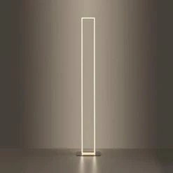 Paul Neuhaus Q-Serie Paul Neuhaus Q-KAAN Stehleuchte LED Stahl geb&uuml;rstet, 2-flammig, Fernbedienung -LED Leuchten Verkäufe paul neuhaus q kaan stehleuchte 531 55 5