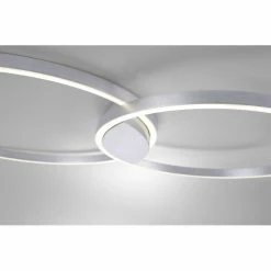 Paul Neuhaus Q-Serie Paul Neuhaus Q-KATE Deckenleuchte LED Aluminium, 1-flammig, Fernbedienung -LED Leuchten Verkäufe paul neuhaus q kate deckenleuchte 6589 95 3