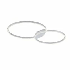 Paul Neuhaus Q-Serie Paul Neuhaus Q-KATE Deckenleuchte LED Aluminium, 1-flammig, Fernbedienung -LED Leuchten Verkäufe paul neuhaus q kate deckenleuchte 6589 95 4