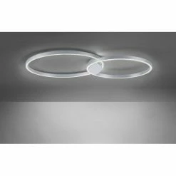 Paul Neuhaus Q-Serie Paul Neuhaus Q-KATE Deckenleuchte LED Aluminium, 1-flammig, Fernbedienung -LED Leuchten Verkäufe paul neuhaus q kate deckenleuchte 6589 95 6