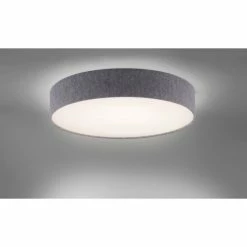 Paul Neuhaus Q-Serie Paul Neuhaus Q-KIARA Deckenleuchte LED Grau, 1-flammig, Fernbedienung -LED Leuchten Verkäufe paul neuhaus q kiara deckenleuchte 8428 15 2