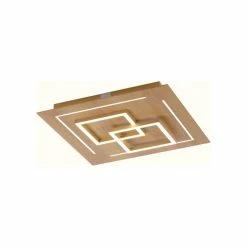 Paul Neuhaus Q-Serie Paul Neuhaus Q-LINEA Deckenleuchte LED Holz hell, 4-flammig, Fernbedienung -LED Leuchten Verkäufe paul neuhaus q linea deckenleuchte 8180 79 2