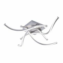 Paul Neuhaus Q-Serie Paul Neuhaus Q-MALINA Deckenleuchte LED Nickel-Matt, 4-flammig, Fernbedienung -LED Leuchten Verkäufe paul neuhaus q malina deckenleuchte 6539 55 6