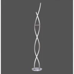 Paul Neuhaus Q-Serie Paul Neuhaus Q-MALINA Stehleuchte LED Edelstahl, 2-flammig, Fernbedienung -LED Leuchten Verkäufe paul neuhaus q malina stehleuchte 439 55 3