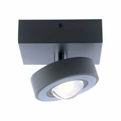 Paul Neuhaus Q-Serie Paul Neuhaus Q-MIA Deckenleuchte LED Anthrazit, 1-flammig, Fernbedienung -LED Leuchten Verkäufe paul neuhaus q mia deckenleuchte 9186 13 2
