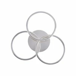 Paul Neuhaus Q-Serie Paul Neuhaus Q-NEVIO Deckenleuchte LED Nickel-Matt, 3-flammig, Fernbedienung -LED Leuchten Verkäufe paul neuhaus q nevio deckenleuchte 8281 55 6