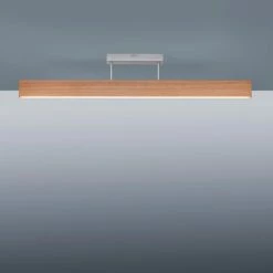 Paul Neuhaus Q-Serie Paul Neuhaus Q-TIMBER Deckenleuchte LED Holz hell, 1-flammig, Fernbedienung -LED Leuchten Verkäufe paul neuhaus q timber deckenleuchte 6221 79 9