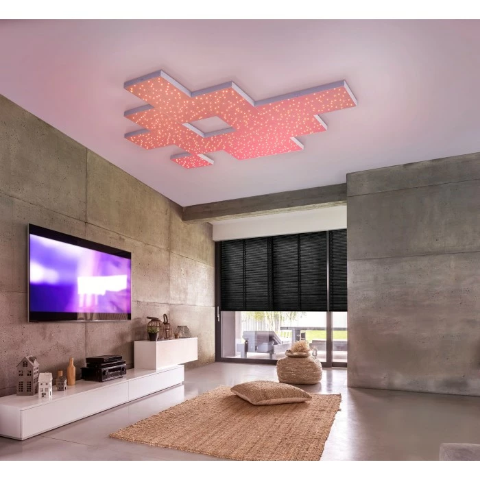 Paul Neuhaus Q-Serie Paul Neuhaus Q-UNIVERSE Deckenleuchte LED Weiß, 1-flammig, Fernbedienung, Farbwechsler 9 Paul Neuhaus Q-Serie Paul Neuhaus Q-UNIVERSE Deckenleuchte LED Weiß, 1-flammig, Fernbedienung, Farbwechsler – Bild 9