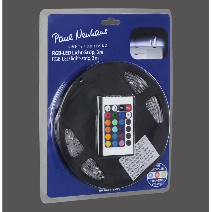 Paul Neuhaus Leuchten Paul Neuhaus TEANIA Lichtstreifen LED Bunt, 1-flammig, Fernbedienung, Farbwechsler 2 Paul Neuhaus Leuchten Paul Neuhaus TEANIA Lichtstreifen LED Bunt, 1-flammig, Fernbedienung, Farbwechsler – Bild 2