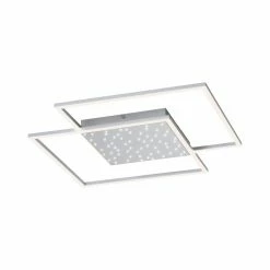 Paul Neuhaus Leuchten Paul Neuhaus YUKI Deckenleuchte LED Stahl gebürstet, 3-flammig, Fernbedienung -LED Leuchten Verkäufe paul neuhaus yuki deckenleuchte 6024 55 5