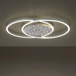 Paul Neuhaus Leuchten Paul Neuhaus YUKI Deckenleuchte LED Stahl gebürstet, 3-flammig, Fernbedienung -LED Leuchten Verkäufe paul neuhaus yuki deckenleuchte 6025 55 7