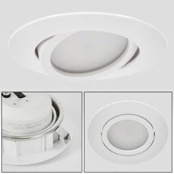 Hofstein Percoq Einbauleuchte LED Weiß, 1-flammig