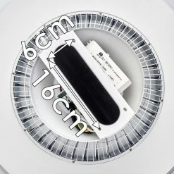 Hofstein Petrovac Deckenventilator LED Chrom, Weiß, 1-flammig, Fernbedienung -LED Leuchten Verkäufe petrovac deckenventilator h3334966 26