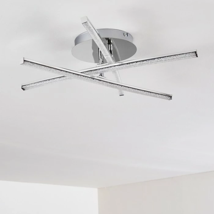 Hofstein Pfyn Deckenleuchte LED Chrom, 3-flammig 16 Hofstein Pfyn Deckenleuchte LED Chrom, 3-flammig – Bild 16