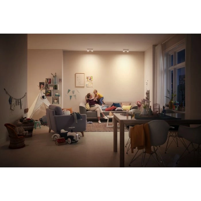 Philips Leuchten Philips Clockwork Deckenleuchte LED Weiß, 2-flammig 2 Philips Leuchten Philips Clockwork Deckenleuchte LED Weiß, 2-flammig – Bild 2