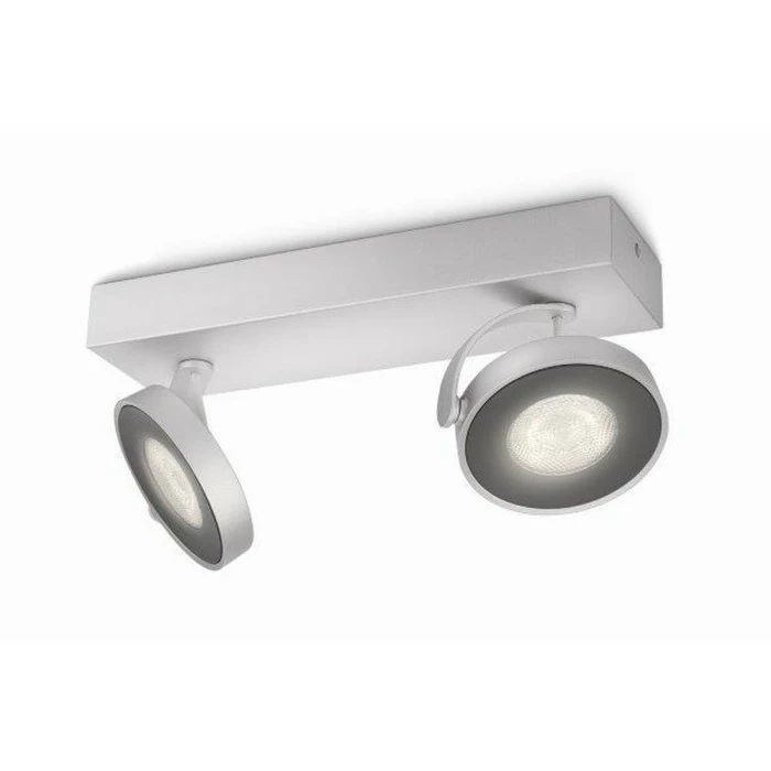 Philips Leuchten Philips Clockwork Deckenleuchte LED Chrom, 2-flammig 1 Philips Leuchten Philips Clockwork Deckenleuchte LED Chrom, 2-flammig