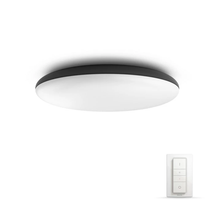 Philips Leuchten Philips Hue Ambiance White Cher Deckenleuchte LED Schwarz, 1-flammig, Fernbedienung 1 Philips Leuchten Philips Hue Ambiance White Cher Deckenleuchte LED Schwarz, 1-flammig, Fernbedienung