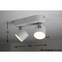 Philips Leuchten Philips STAR Aufbauspot LED Weiß, 2-flammig 16 Philips Leuchten Philips STAR Aufbauspot LED Weiß, 2-flammig -LED Leuchten Verkäufe philips star aufbauspot 562423116 do1 2