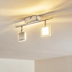 Hofstein Piney Deckenleuchte LED Nickel-Matt, 2-flammig -LED Leuchten Verkäufe piney deckenleuchte h3157084 do1 18