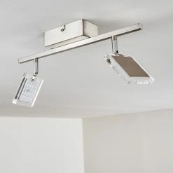 Hofstein Piney Deckenleuchte LED Nickel-Matt, 2-flammig -LED Leuchten Verkäufe piney deckenleuchte h3157084 do1 6