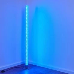 Hofstein Pipe RGB Stehlampe LED Nickel-Matt, 1-flammig, Fernbedienung, Farbwechsler -LED Leuchten Verkäufe pipe rgb stehlampe h3266038 do4 3