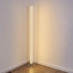 Hofstein Pipe Stehleuchte LED Nickel-Matt, 1-flammig -LED Leuchten Verkäufe pipe stehleuchte h3266021 do4 18