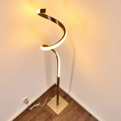 Hofstein Pitasch Stehleuchte LED Nickel-Matt, 1-flammig -LED Leuchten Verkäufe pitasch stehleuchte h3299104 do1 11