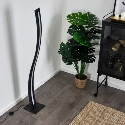 Hofstein Pitasch Stehleuchte LED Schwarz, 1-flammig 17 Hofstein Pitasch Stehleuchte LED Schwarz, 1-flammig -LED Leuchten Verkäufe pitasch stehleuchte h3380703 7