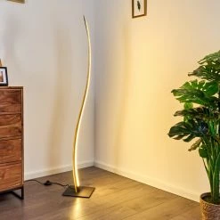 Hofstein Pitasch Stehleuchte LED Gold, 1-flammig -LED Leuchten Verkäufe pitasch stehleuchte h3380789 6