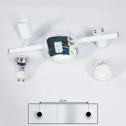 Hofstein Planes Deckenleuchte LED Weiß, 2-flammig 16 Hofstein Planes Deckenleuchte LED Weiß, 2-flammig -LED Leuchten Verkäufe planes deckenleuchte h3392911 4