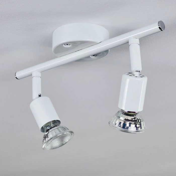 Hofstein Planes Deckenleuchte LED Weiß, 2-flammig 8 Hofstein Planes Deckenleuchte LED Weiß, 2-flammig – Bild 8