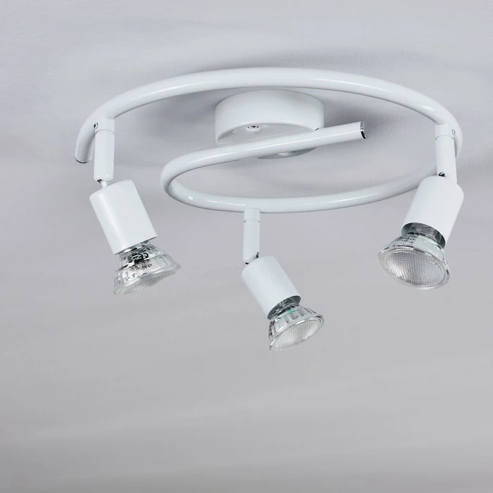 Hofstein Planes Deckenleuchte LED Weiß, 3-flammig 8 Hofstein Planes Deckenleuchte LED Weiß, 3-flammig – Bild 8