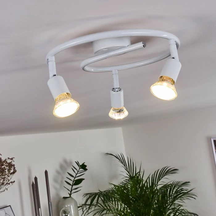 Hofstein Planes Deckenleuchte LED Weiß, 3-flammig 9 Hofstein Planes Deckenleuchte LED Weiß, 3-flammig – Bild 9